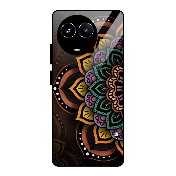 Mandala Artist Glass Back Case for Realme Narzo 60X