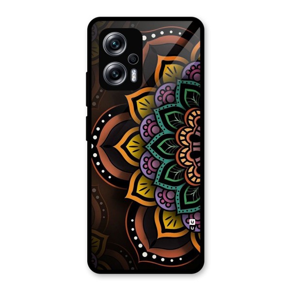 Mandala Artist Glass Back Case for Redmi K50i