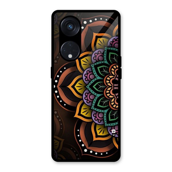 Mandala Artist Glass Back Case for Reno8 T 5G