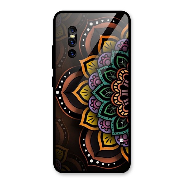 Mandala Artist Glass Back Case for Vivo V15 Pro