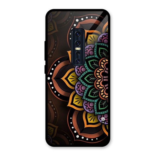 Mandala Artist Glass Back Case for Vivo V17 Pro