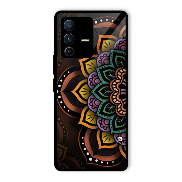 Mandala Artist Glass Back Case for Vivo V23 Pro