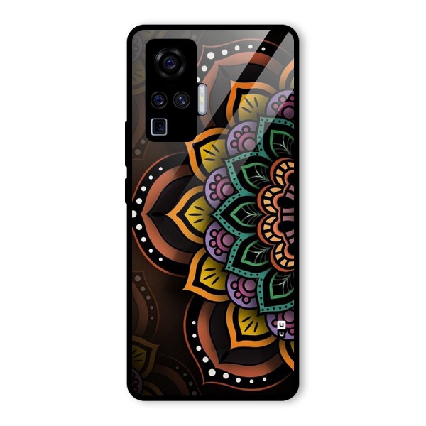 Mandala Artist Glass Back Case for Vivo X50 Pro