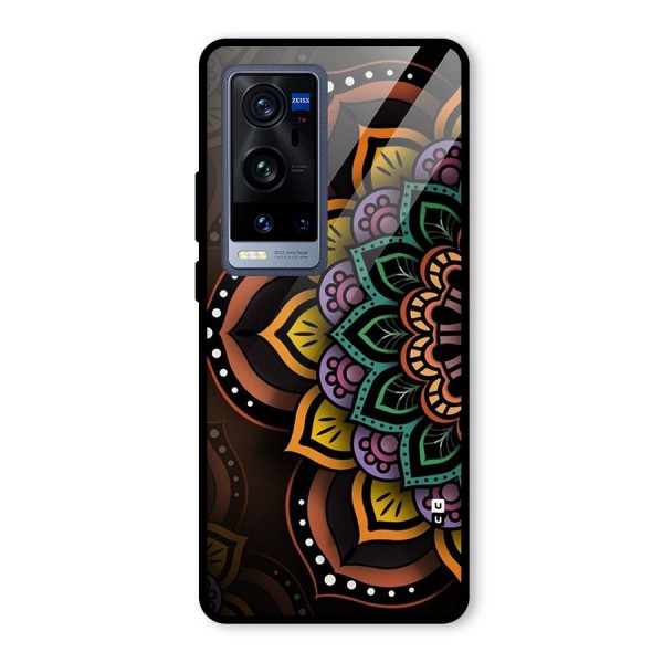 Mandala Artist Glass Back Case for Vivo X60 Pro Plus