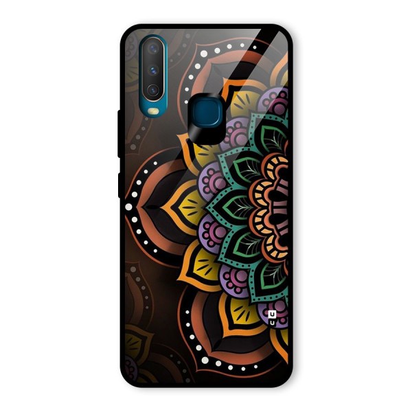 Mandala Artist Glass Back Case for Vivo Y12