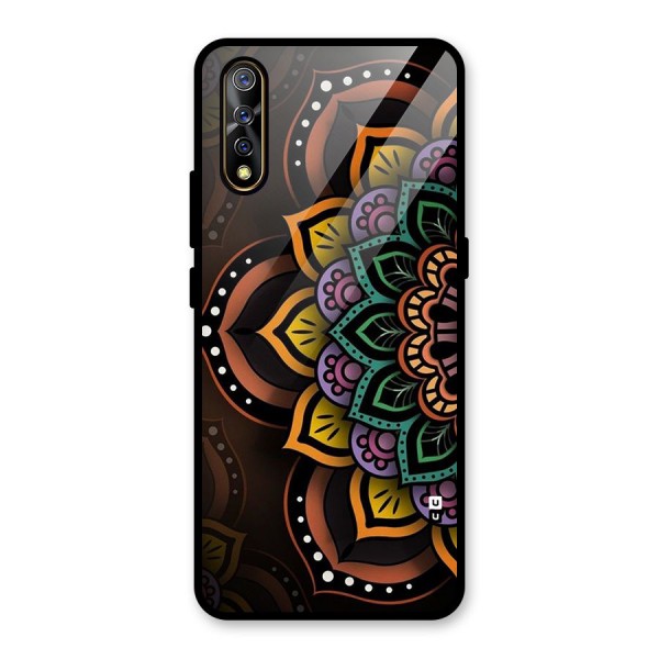 Mandala Artist Glass Back Case for Vivo Z1x