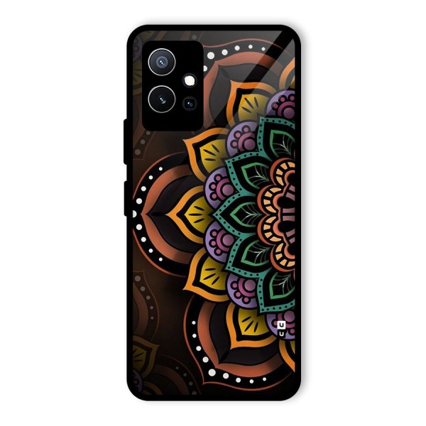 Mandala Artist Glass Back Case for Vivo iQOO Z6