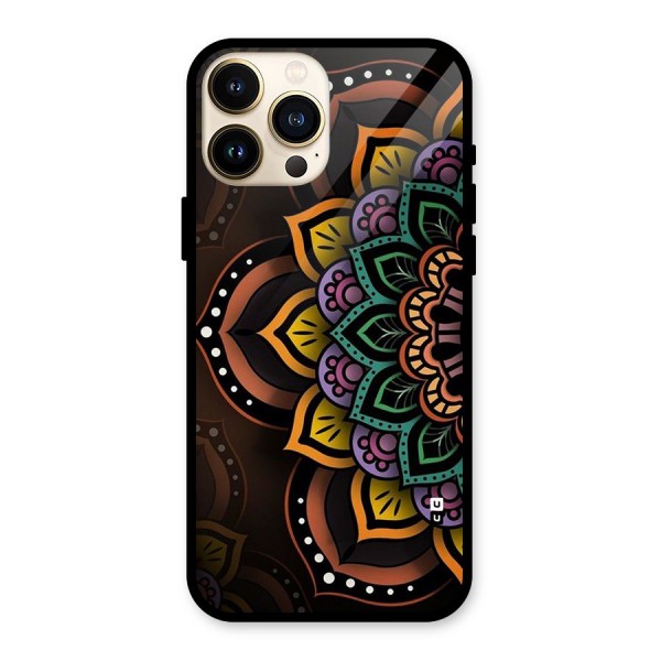 Mandala Artist Glass Back Case for iPhone 13 Pro Max