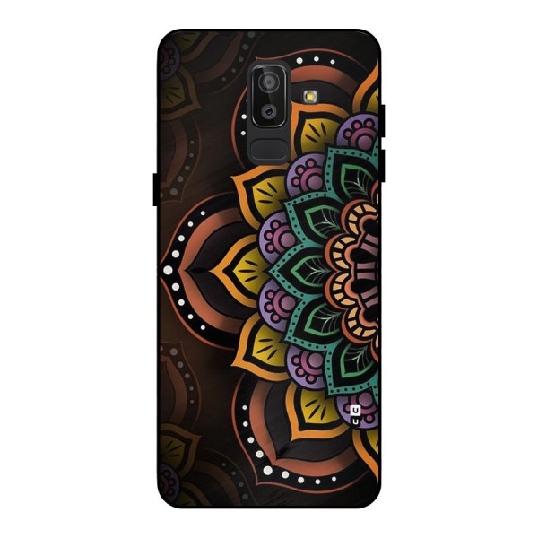 Mandala Artist Metal Back Case for Galaxy J8