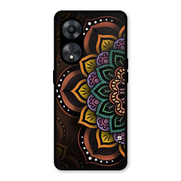 Mandala Artist Metal Back Case for Oppo A78