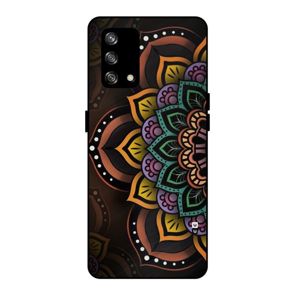 Mandala Artist Metal Back Case for Oppo F19s