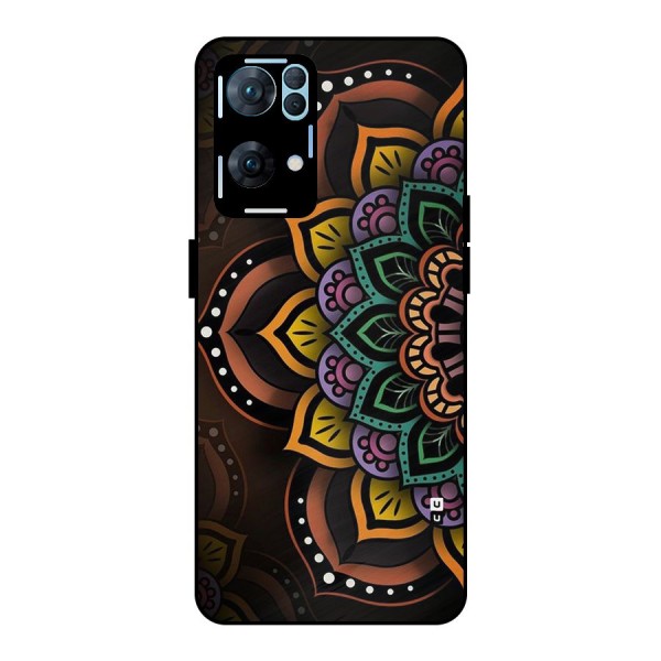 Mandala Artist Metal Back Case for Oppo Reno7 Pro 5G