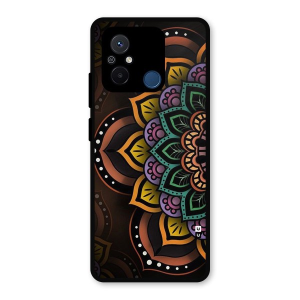 Mandala Artist Metal Back Case for Poco C55