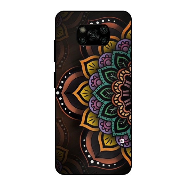 Mandala Artist Metal Back Case for Poco X3