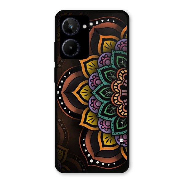 Mandala Artist Metal Back Case for Realme 10