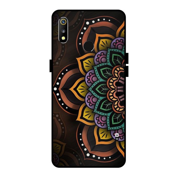 Mandala Artist Metal Back Case for Realme 3