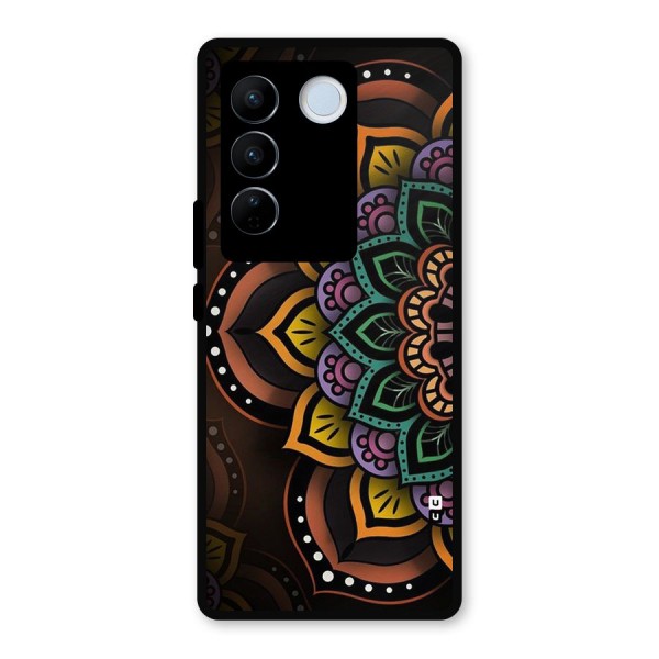 Mandala Artist Metal Back Case for Vivo V27