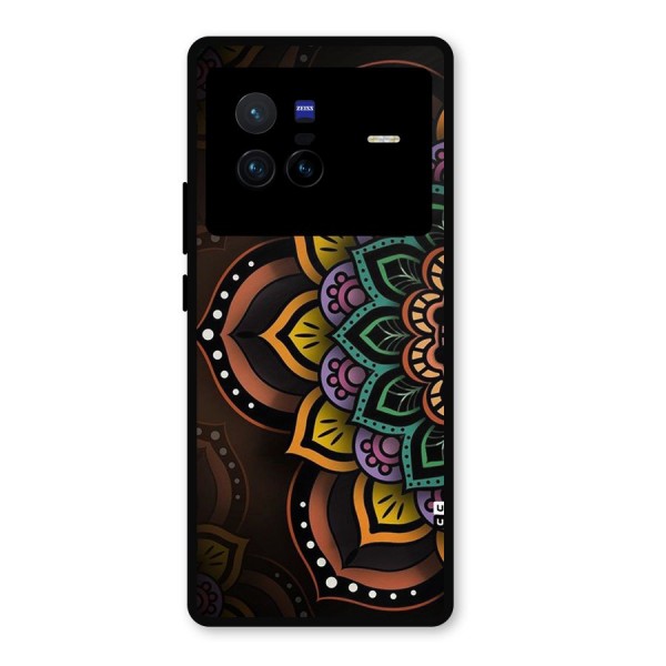 Mandala Artist Metal Back Case for Vivo X80