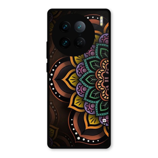 Mandala Artist Metal Back Case for Vivo X90 Pro