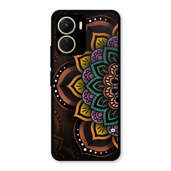 Mandala Artist Metal Back Case for Vivo Y16