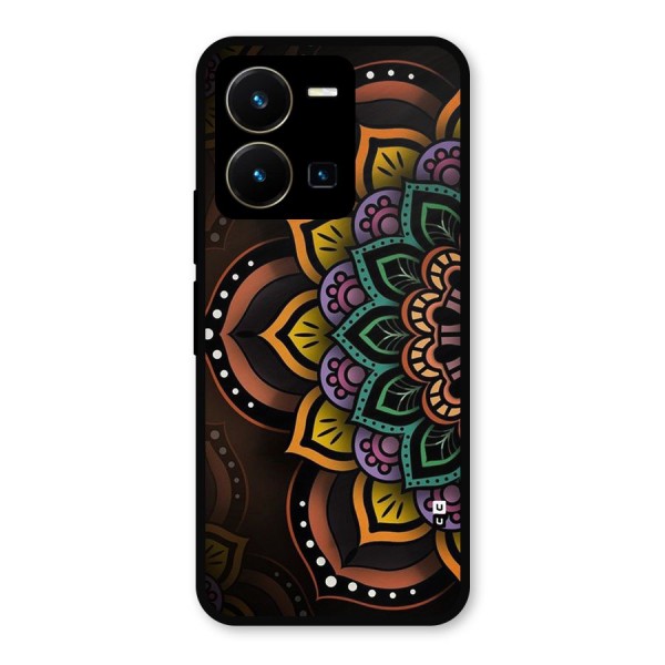 Mandala Artist Metal Back Case for Vivo Y35