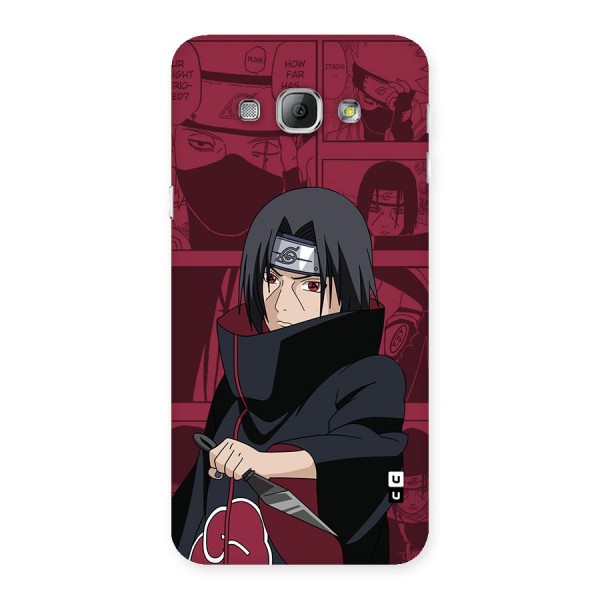 Mang Itachi Back Case for Galaxy A8