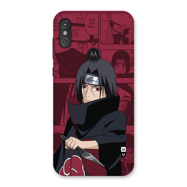 Mang Itachi Back Case for Motorola One Power