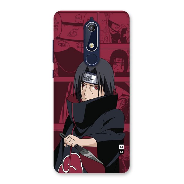 Mang Itachi Back Case for Nokia 5.1