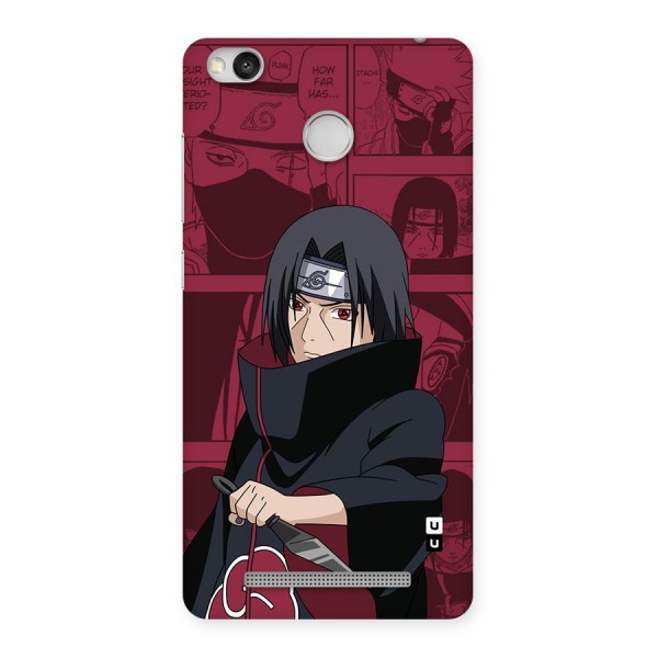 Mang Itachi Back Case for Redmi 3S Prime