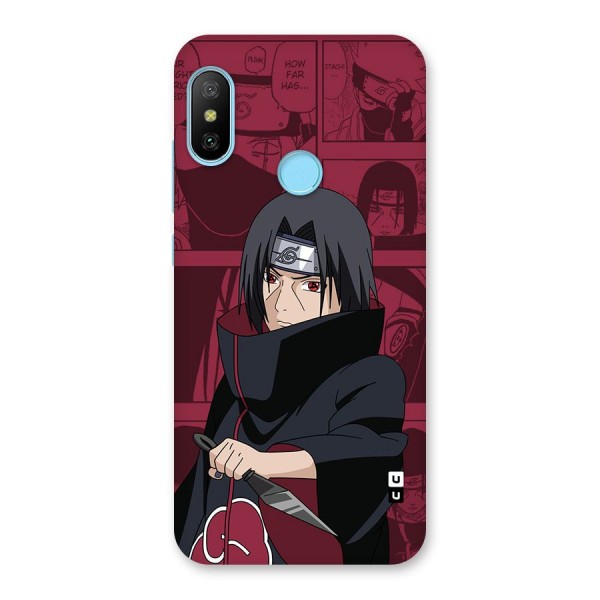 Mang Itachi Back Case for Redmi 6 Pro