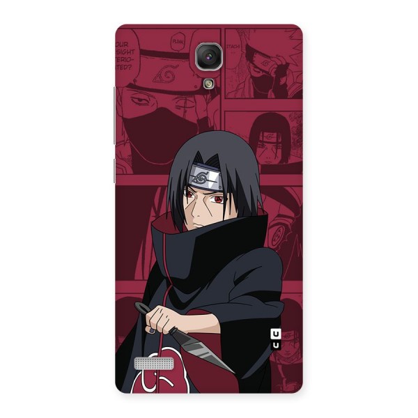 Mang Itachi Back Case for Redmi Note