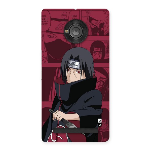 Mang Itachi Back Case for Yuphoria