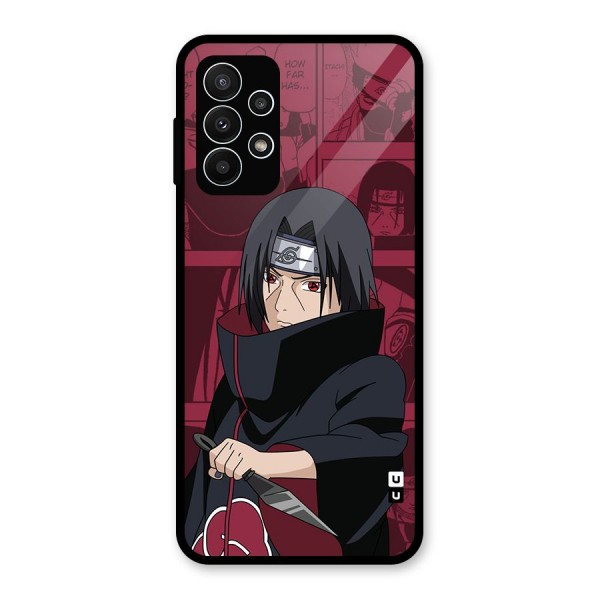 Mang Itachi Glass Back Case for Galaxy A23