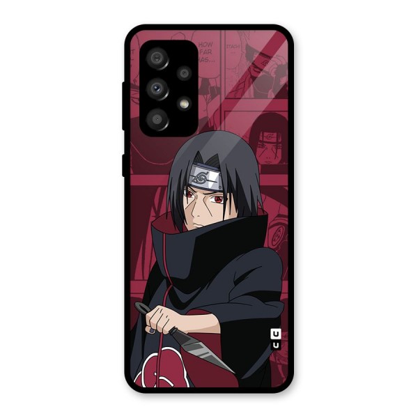 Mang Itachi Glass Back Case for Galaxy A32