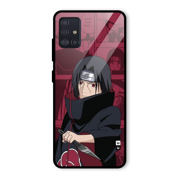 Mang Itachi Glass Back Case for Galaxy A51