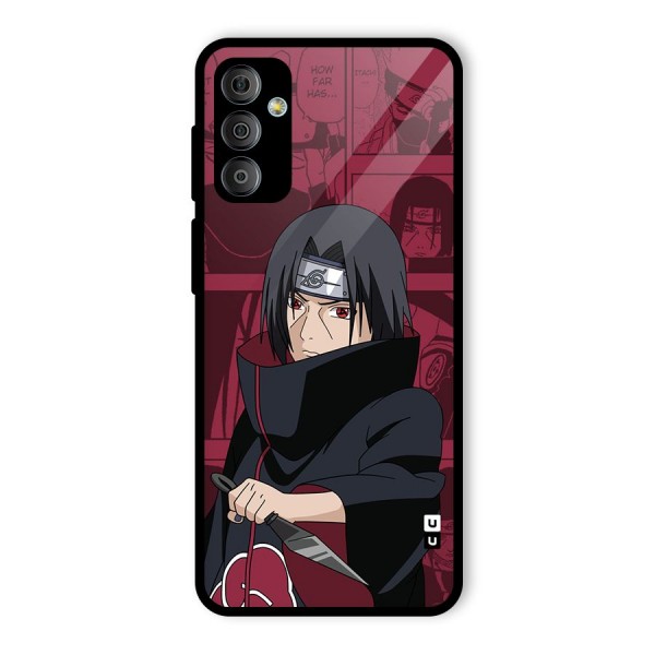 Mang Itachi Glass Back Case for Galaxy F23