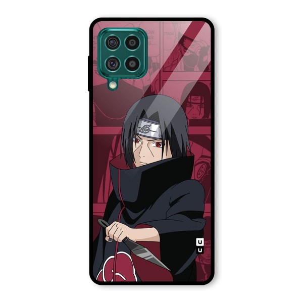 Mang Itachi Glass Back Case for Galaxy F62