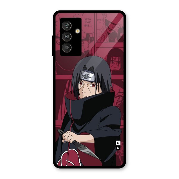 Mang Itachi Glass Back Case for Galaxy M13