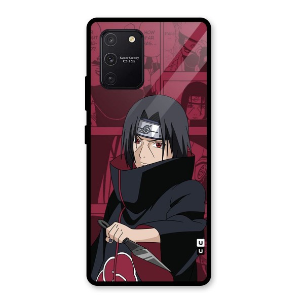 Mang Itachi Glass Back Case for Galaxy S10 Lite