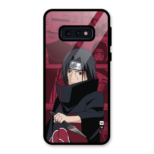 Mang Itachi Glass Back Case for Galaxy S10e