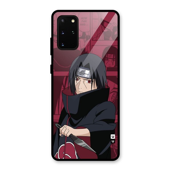 Mang Itachi Glass Back Case for Galaxy S20 Plus
