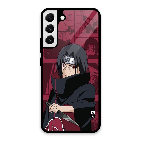 Mang Itachi Glass Back Case for Galaxy S22 Plus 5G