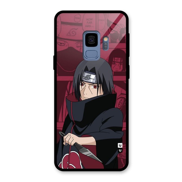 Mang Itachi Glass Back Case for Galaxy S9