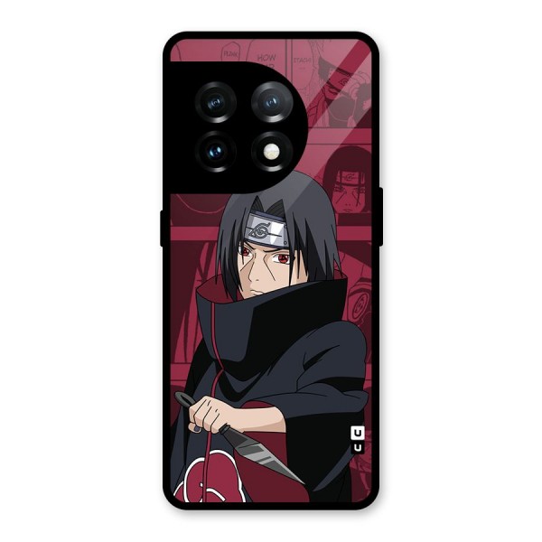 Mang Itachi Glass Back Case for OnePlus 11