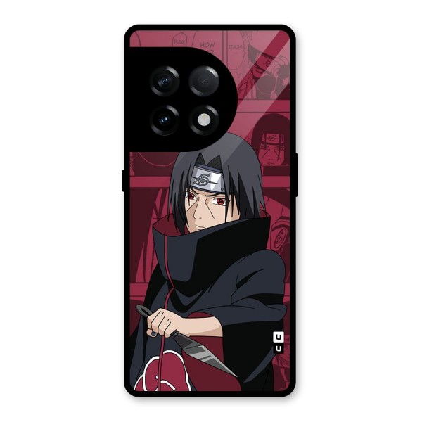 Mang Itachi Glass Back Case for OnePlus 11R