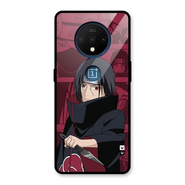 Mang Itachi Glass Back Case for OnePlus 7T