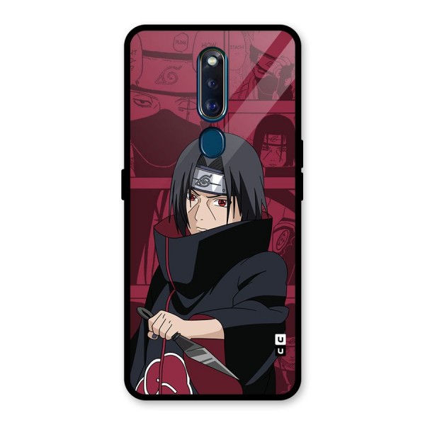 Mang Itachi Glass Back Case for Oppo F11 Pro