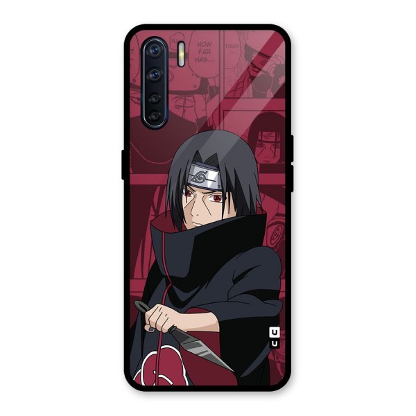 Mang Itachi Glass Back Case for Oppo F15