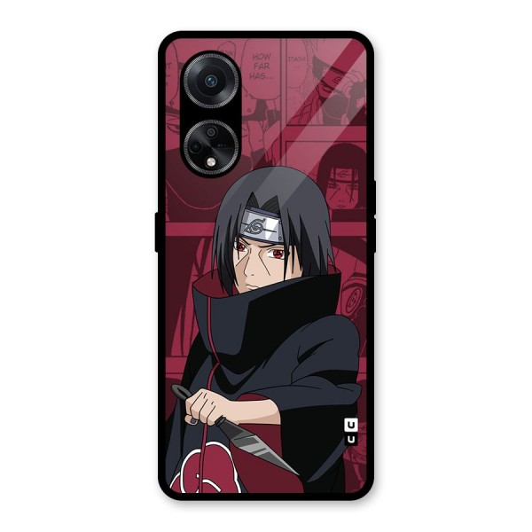 Mang Itachi Glass Back Case for Oppo F23