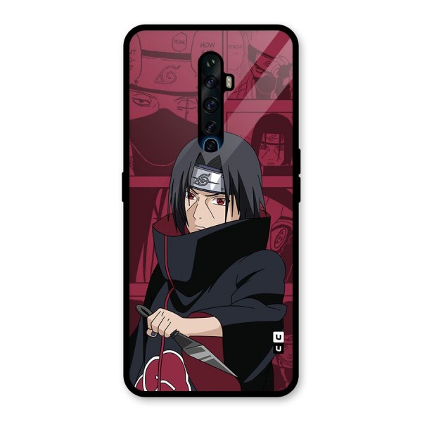 Mang Itachi Glass Back Case for Oppo Reno2 Z